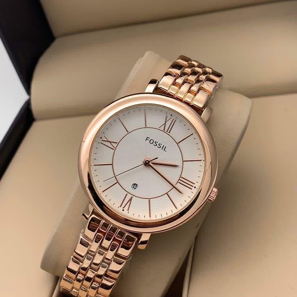 Jacqueline Three-Hand Stainless Steel Watch For Women